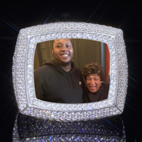 3D CUSTOM PICTURE ICED RING