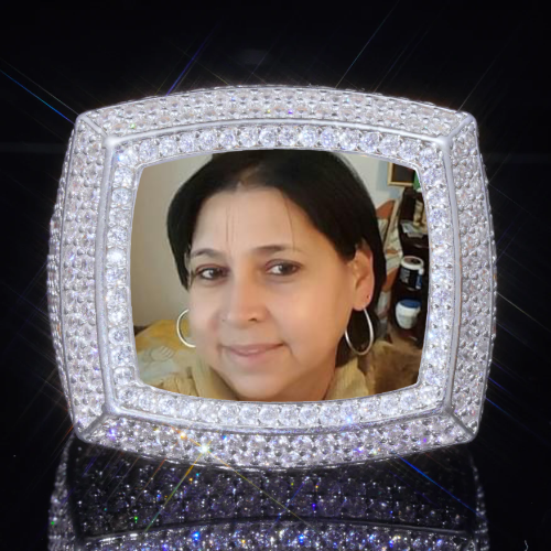 3D CUSTOM PICTURE ICED RING