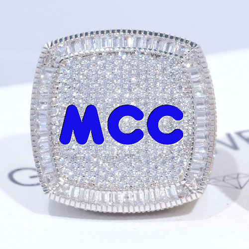 CUSTOM LETTER 3D ICED RING