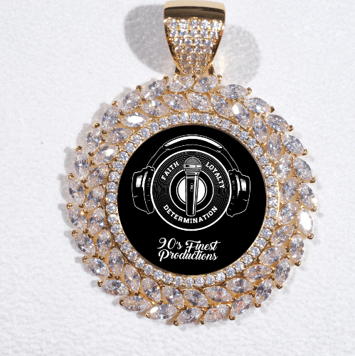 Large 3D Wheat Ear Custom Picture Pendant