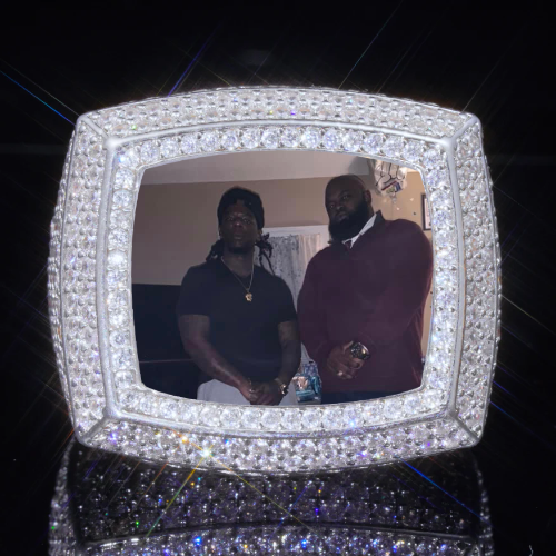 3D CUSTOM PICTURE ICED RING