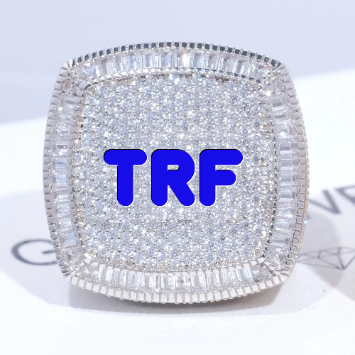 CUSTOM LETTER 3D ICED RING