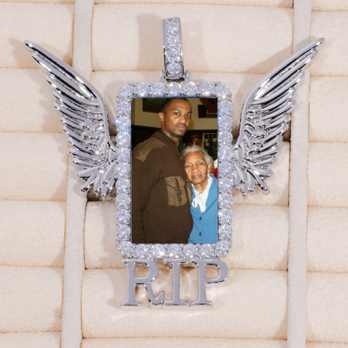 RIP WING 3D CUSTOM PICTURE PENDANT