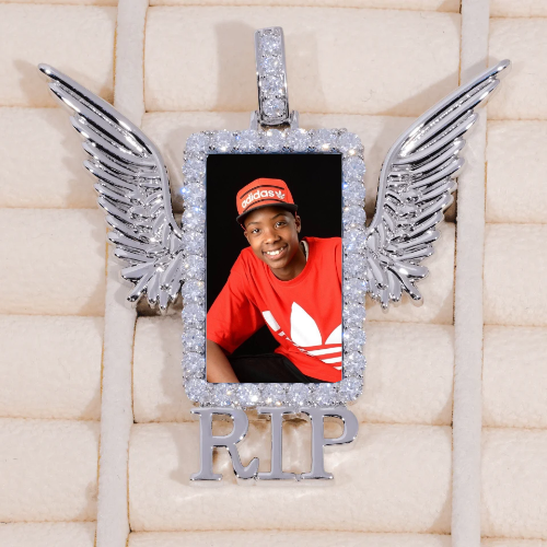 RIP WING 3D CUSTOM PICTURE PENDANT