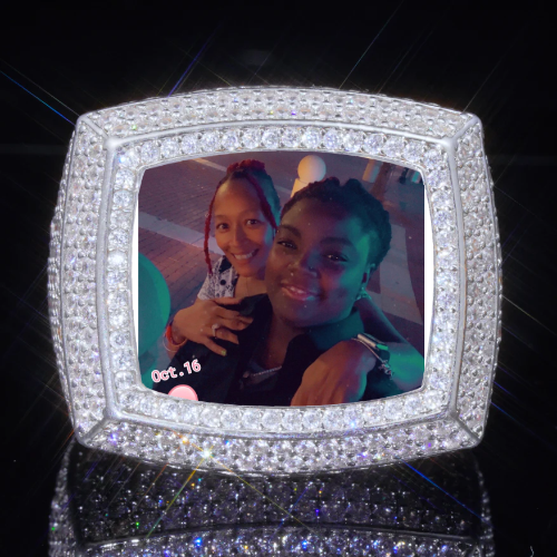 3D CUSTOM PICTURE ICED RING