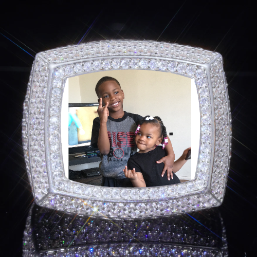 3D CUSTOM PICTURE ICED RING