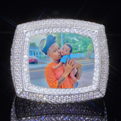 3D CUSTOM PICTURE ICED RING