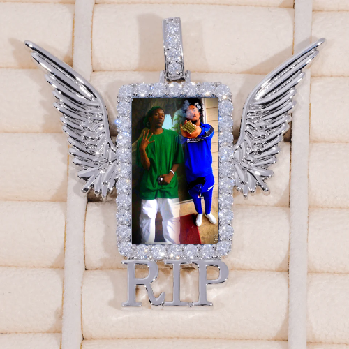 RIP WING 3D CUSTOM PICTURE PENDANT