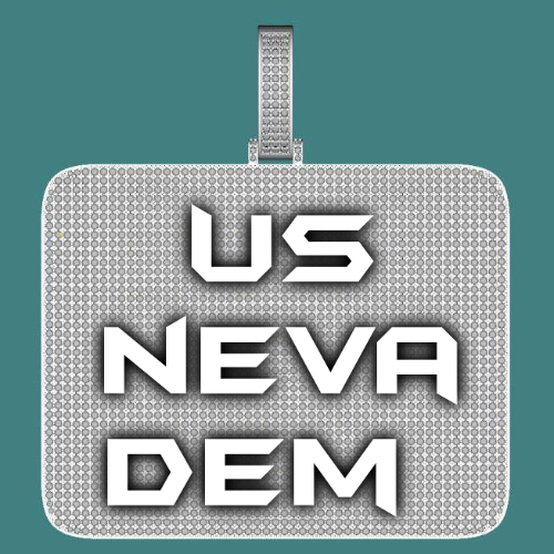 CUSTOM LETTER NECKLACE 3D BIG SQUARE