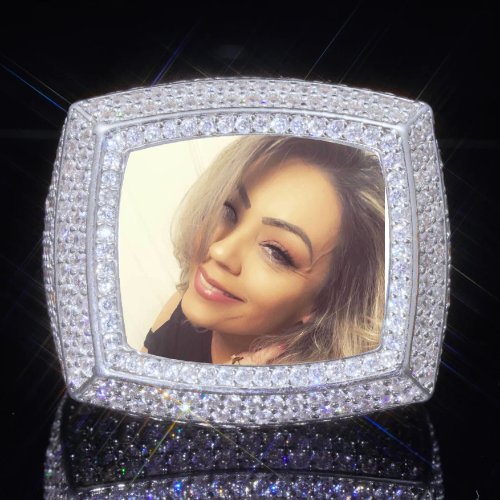 3D CUSTOM PICTURE ICED RING