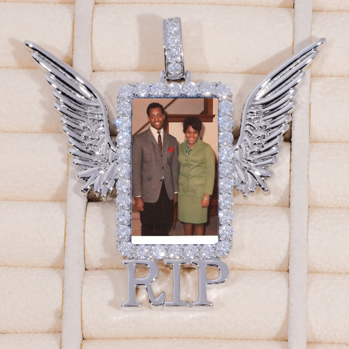 RIP WING 3D CUSTOM PICTURE PENDANT