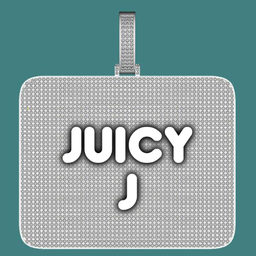 CUSTOM LETTER NECKLACE 3D BIG SQUARE