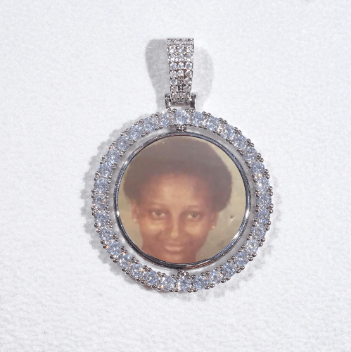 3D Spinning 2-Faced Custom Picture Pendant