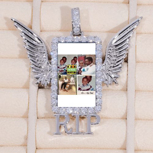 RIP WING 3D CUSTOM PICTURE PENDANT