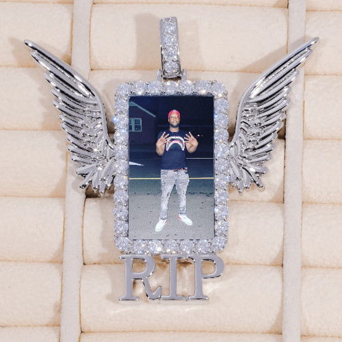 RIP WING 3D CUSTOM PICTURE PENDANT