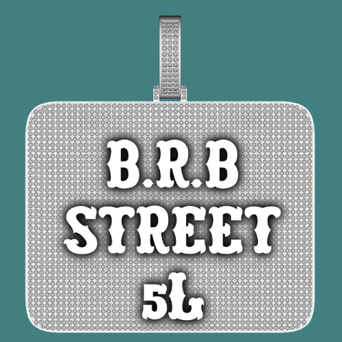 CUSTOM LETTER NECKLACE 3D BIG SQUARE
