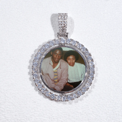 3D Spinning 2-Faced Custom Picture Pendant