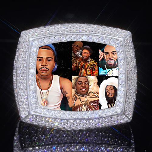 3D CUSTOM PICTURE ICED RING