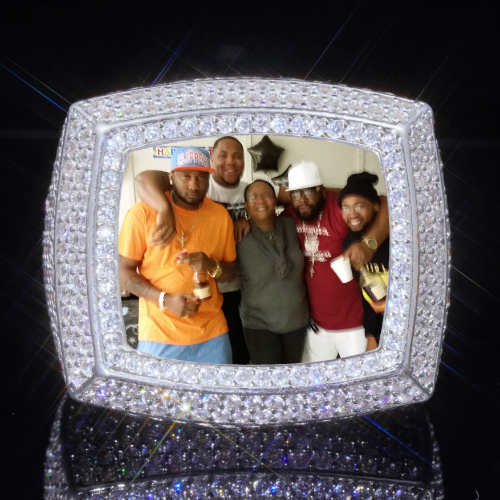 3D CUSTOM PICTURE ICED RING