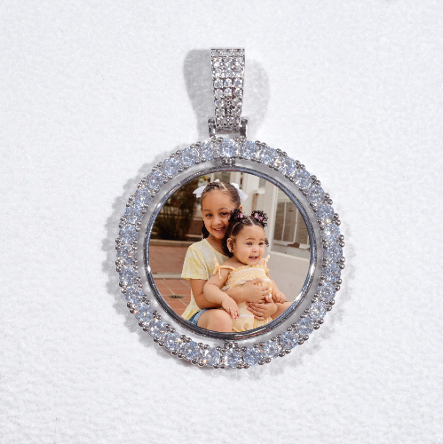 3D Spinning 2-Faced Custom Picture Pendant