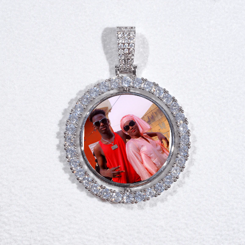 3D Spinning 2-Faced Custom Picture Pendant