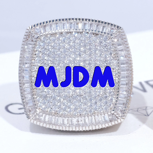 CUSTOM LETTER 3D ICED RING