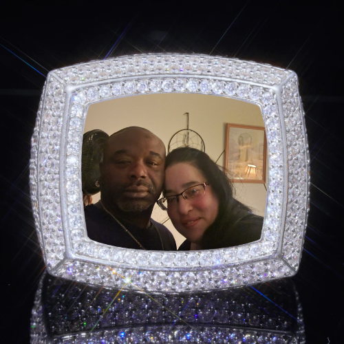 3D CUSTOM PICTURE ICED RING