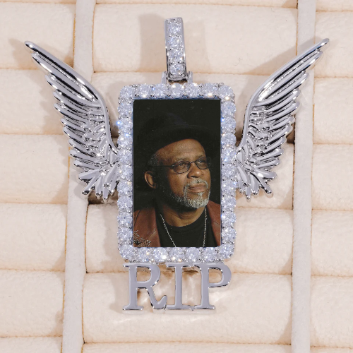 RIP WING 3D CUSTOM PICTURE PENDANT