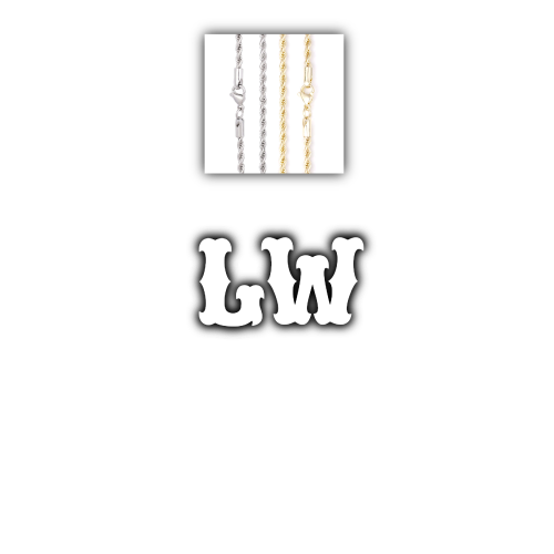 Custom Letters Freibeuter Font Necklace
