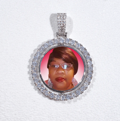 3D Spinning 2-Faced Custom Picture Pendant