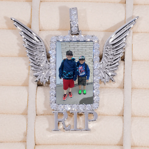 RIP WING 3D CUSTOM PICTURE PENDANT