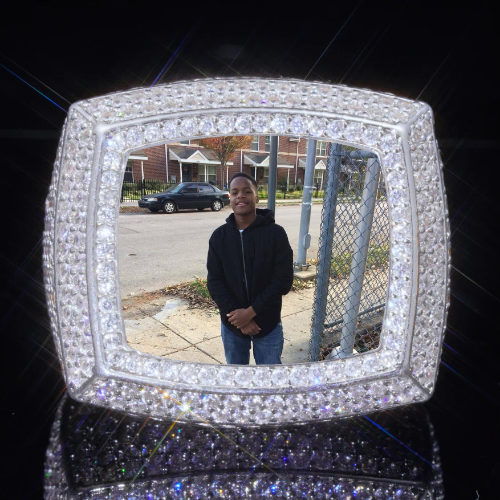 3D CUSTOM PICTURE ICED RING