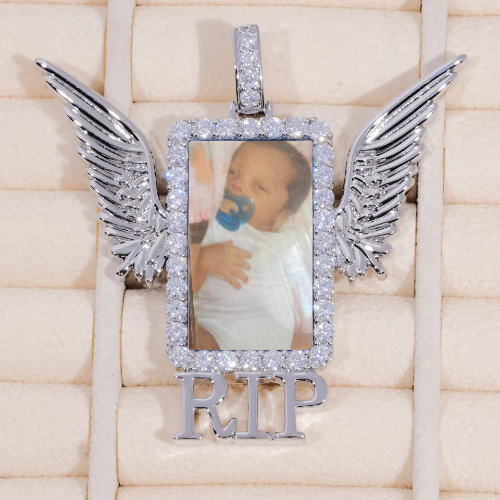 RIP WING 3D CUSTOM PICTURE PENDANT