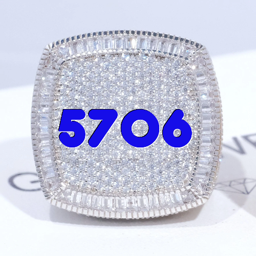 CUSTOM LETTER 3D ICED RING