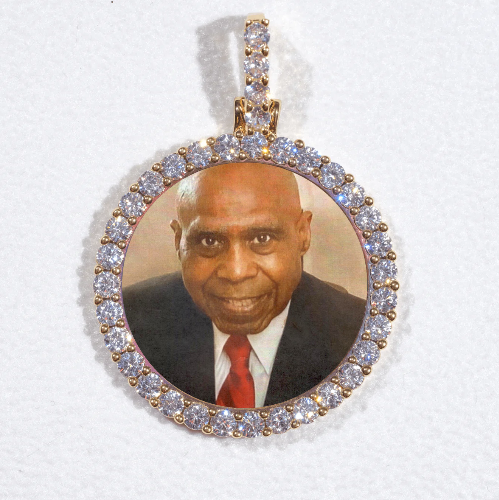 3D CIRCLE CUSTOM PICTURE PENDANT SMALL SIZE