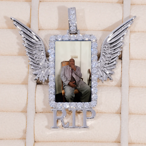 RIP WING 3D CUSTOM PICTURE PENDANT