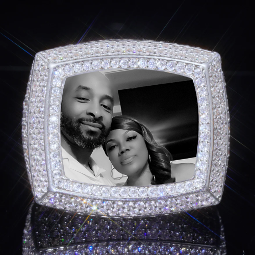 3D CUSTOM PICTURE ICED RING
