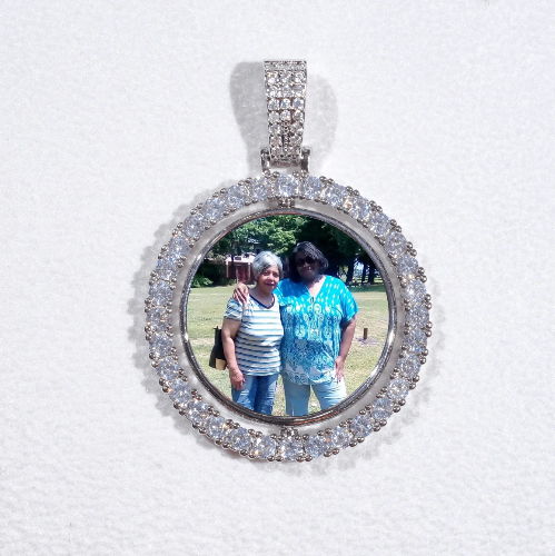 3D Spinning 2-Faced Custom Picture Pendant