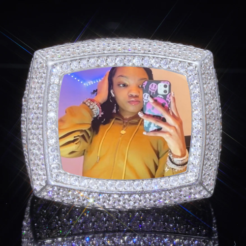 3D CUSTOM PICTURE ICED RING