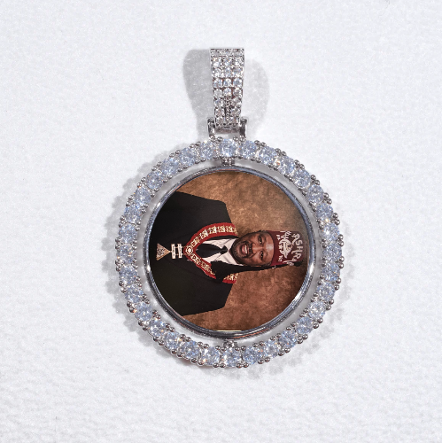 3D Spinning 2-Faced Custom Picture Pendant