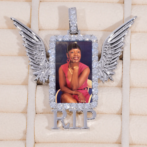 RIP WING 3D CUSTOM PICTURE PENDANT