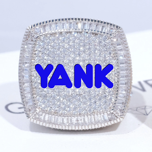 CUSTOM LETTER 3D ICED RING