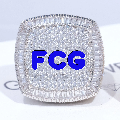 CUSTOM LETTER 3D ICED RING