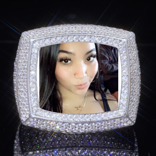 3D CUSTOM PICTURE ICED RING