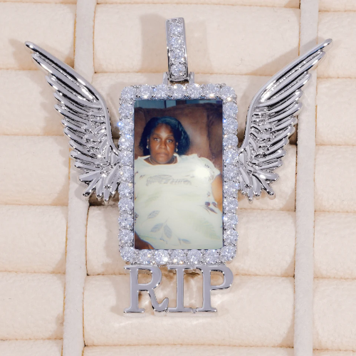 RIP WING 3D CUSTOM PICTURE PENDANT