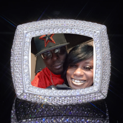 3D CUSTOM PICTURE ICED RING