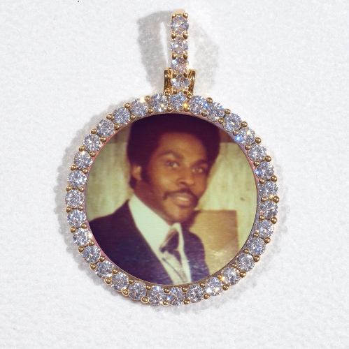 3D CIRCLE CUSTOM PICTURE PENDANT SMALL SIZE