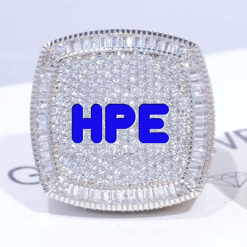 CUSTOM LETTER 3D ICED RING
