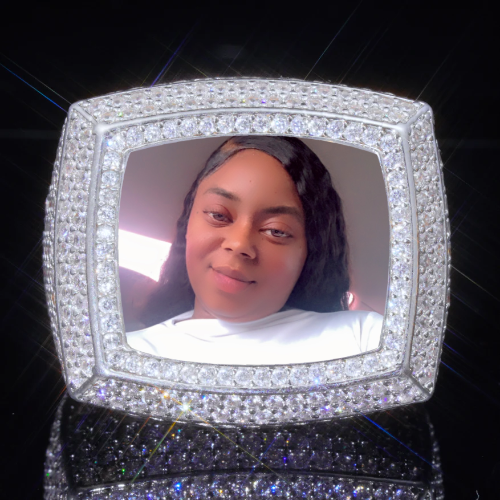 3D CUSTOM PICTURE ICED RING