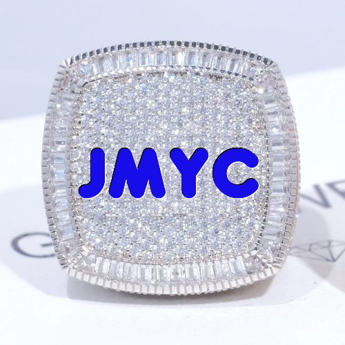 CUSTOM LETTER 3D ICED RING